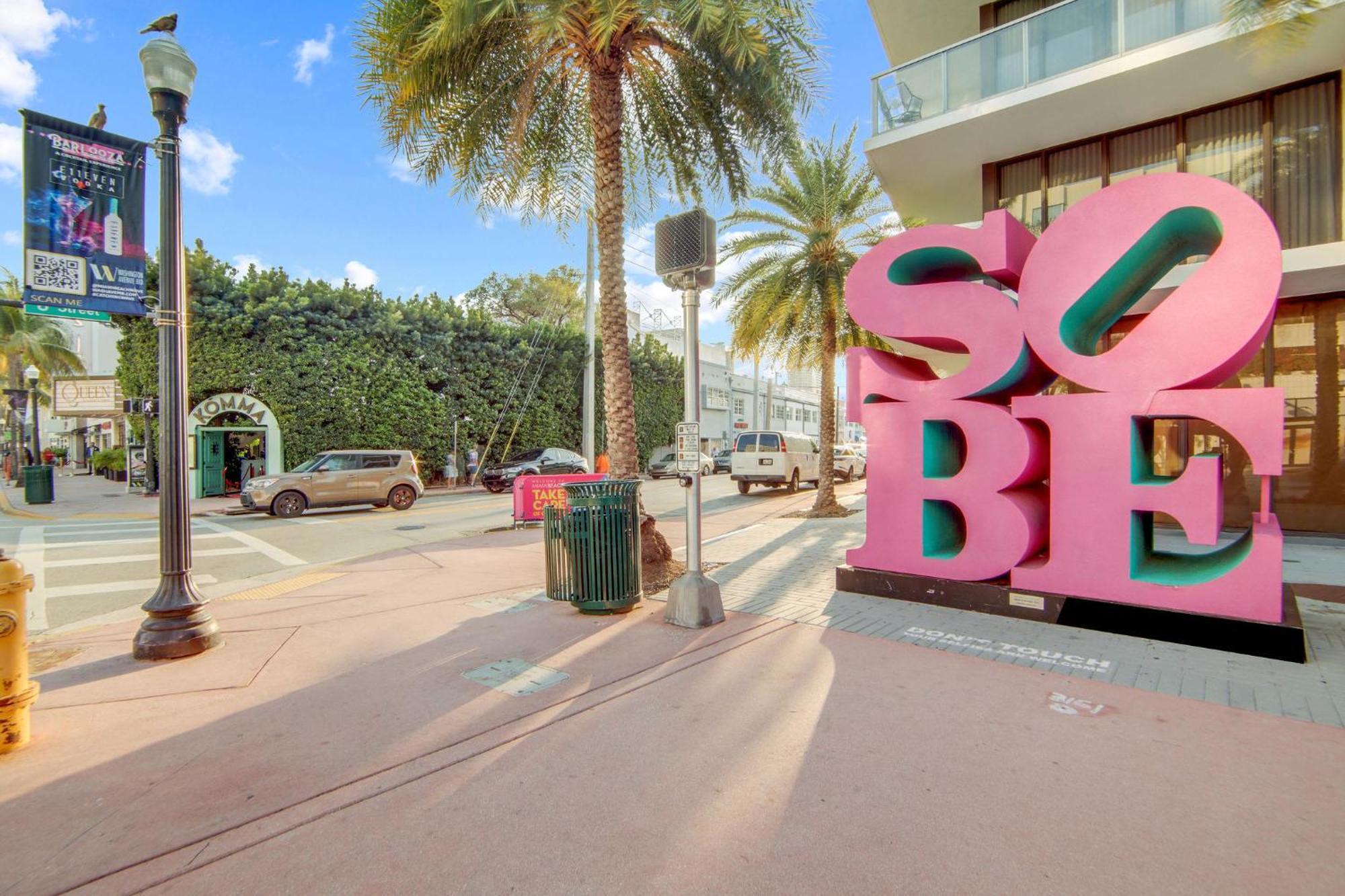 Beachy 1 B/R, W/2 Queen Beds, On Ocean Drive Beach Miami Beach Eksteriør bilde