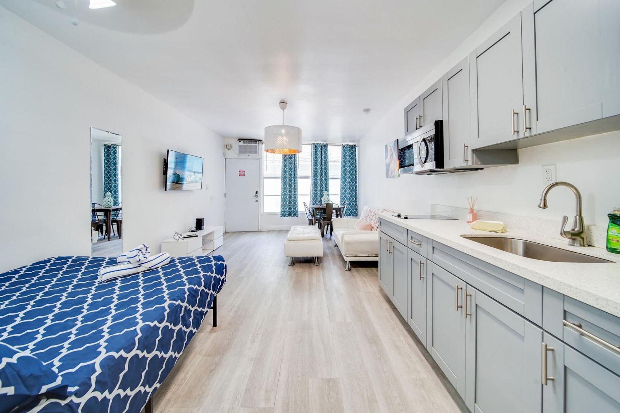 Beachy 1 B/R, W/2 Queen Beds, On Ocean Drive Beach Miami Beach Eksteriør bilde